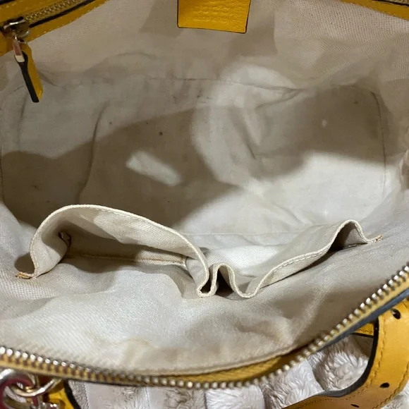 Gucci Guccissima Patent Leather Yellow Bag - Picture 6 of 9